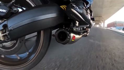 CB650R Akrapovic sound exhaust - YouTube