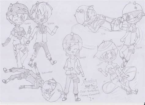 Chibi Boboiboy Galaxy Elemental 7 by Xierally on DeviantArt