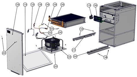 Find the parts breakdown diagrams of IBC Technologies' appliances: HC, DC, SL G3, EX, VX ...