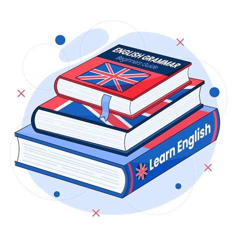 Free Vector | English book illustration design