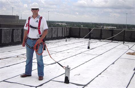 Temporary Roof Anchor Fall Protection