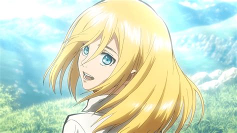 Download Blue Eyes Blonde Face Historia Reiss Anime Attack On Titan HD Wallpaper