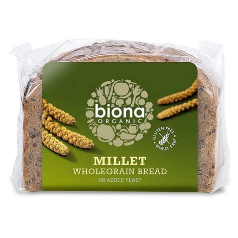 Organic Millet Bread in 250g from Biona