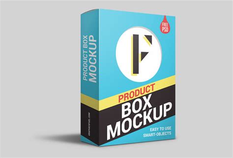 Cereal Box Packaging PSD Mockup - Free Download