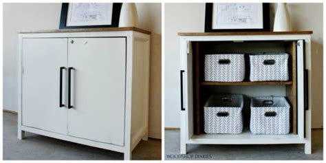 Pocket Door Cabinet Build--{Building Plans and Tutorial!}