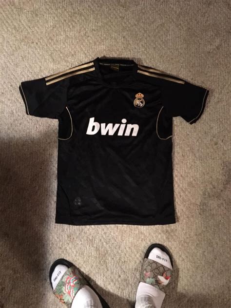 Real Madrid Soccer Jersey - Cristiano Ronaldo, Size 4, CR7 7 Black ...