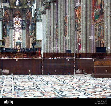 Interior of milan cathedral hi-res stock photography and images - Alamy