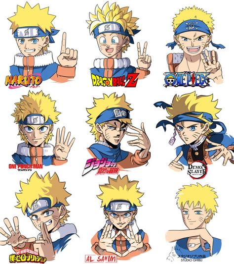 Naruto in different styles : r/Boruto