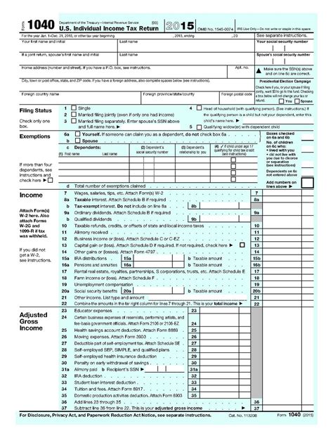 1040 (2018) | Internal Revenue Service - Free Printable Irs 1040 Forms ...