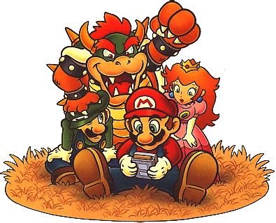 Bowser, Luigi, Mario, and Peach | Super mario art, Mario art, Mario