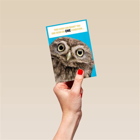 Personalised Funny Caption Owl Card – Hallmark