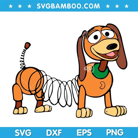 Slinky Dog Toy Story SVG, Dinsey Slinky Dog SVG, Character