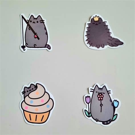 Pusheen the Cat Stickers (assorted), Hobbies & Toys, Toys & Games on ...