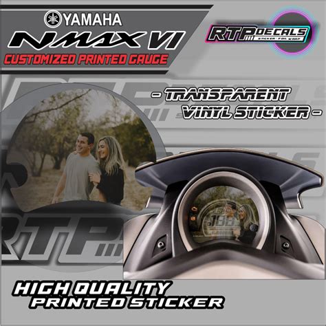 YAMAHA NMAX V1 CUSTOMIZED PRINTED GAUGE PANEL | Shopee Philippines