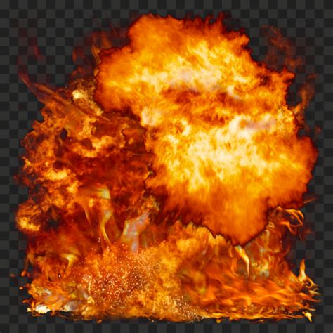 Hot Fire Explosion Background HD PNG | Citypng