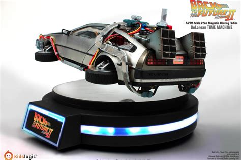 Back to the Future DeLorean model floats in mid-air