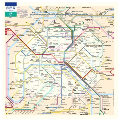 Paris Metro Map – The Paris Pass