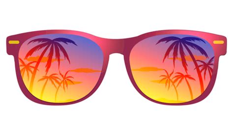 Palm Tree Sunglasses Beach Sunshine, Palm Tree, Sunglasses, Beach PNG Transparent Clipart Image ...