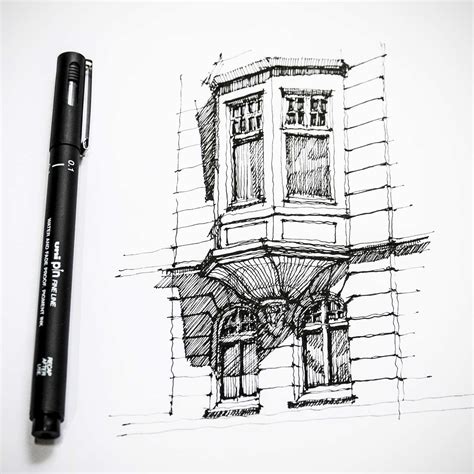 Architectural Sketches On Behance