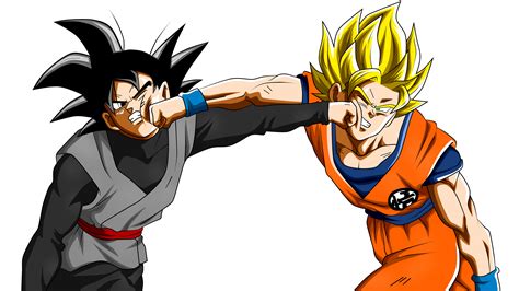 Goku vs Black by rmehedi on DeviantArt