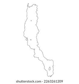 Map Lake Turkana Vector Stock Vector (Royalty Free) 2263261209 | Shutterstock