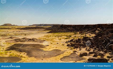 Rocky Landscape at Sahara Desert Near Tchirozerine Region, Agadez, Niger Stock Image - Image of ...