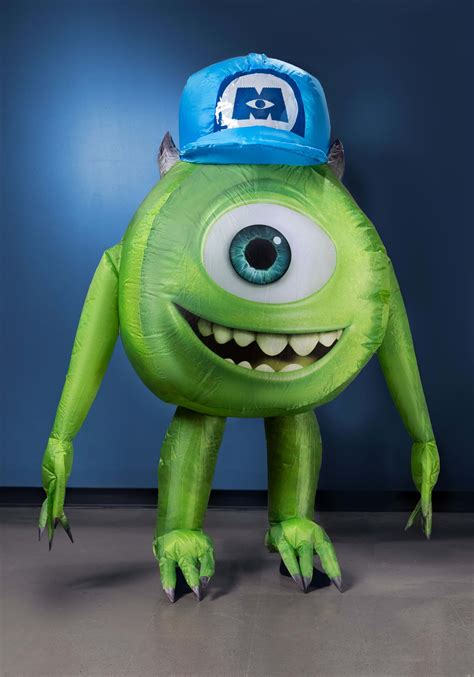 Monsters Inc Mike Wazowski Inflatable Costume for Adults