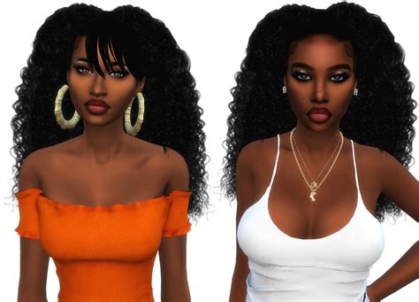 Makayla Hair | xxblacksims | Sims hair, The sims 4 skin, Sims 4 black hair