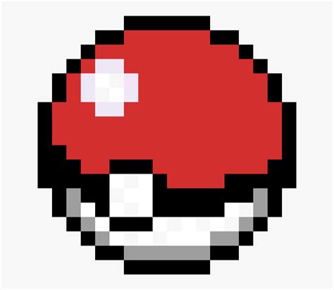 Pokeball Pixel Art Png, Transparent Png - kindpng