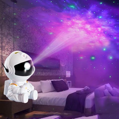 Astronaut Night Light Projector (Starry Sky, Galaxy Stars) for Bedroom, Decor & More | thenoteway