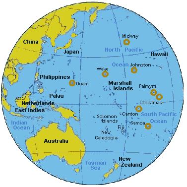 Guam, Shore Establishments, United States Navy, 7.12.1941