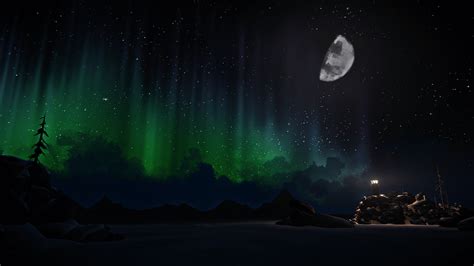 Desolation Point Lighthouse during an aurora : r/thelongdark