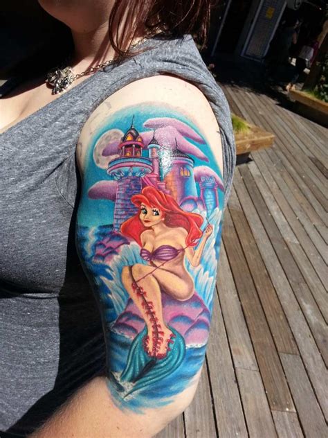 Ariel Little Mermaid Tattoo