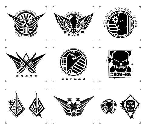 Heavy Vector: UI SCI-FI VECTOR Team Logo Design, Game Ui Design, Badge Design, Icon Design ...