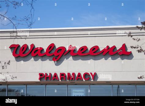 Walgreens pharmacy sign Stock Photo - Alamy