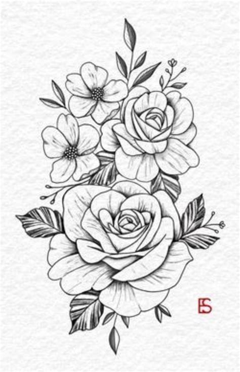 Rose Tattoo Drawing Ideas For Women - Viraltattoo