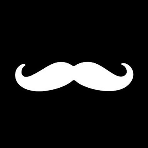 Mustache Decal - Decal Design Shop