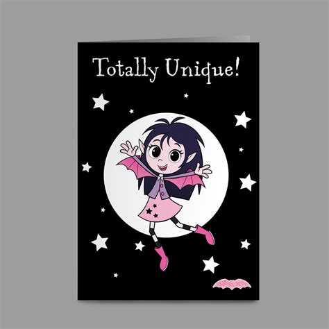 Isadora Moon is Totally Unique! Greeting card