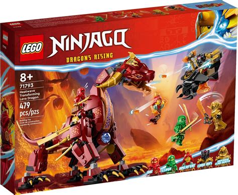 LEGO Ninjago Dragons Rising Heatwave Transforming Lava Dragon 71793