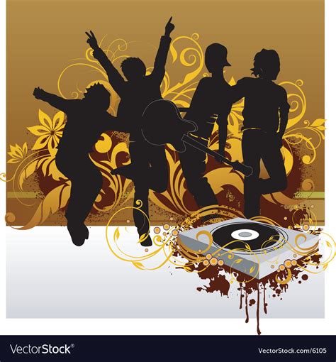 Dj party Royalty Free Vector Image - VectorStock