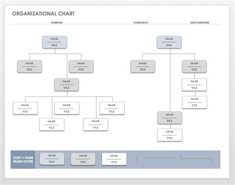 Microsoft Organization Chart Template