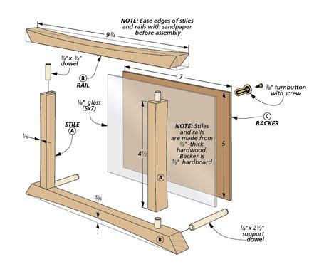 Miterless Picture Frames | Woodsmith Plans - Great things come in small packages. These frames ...