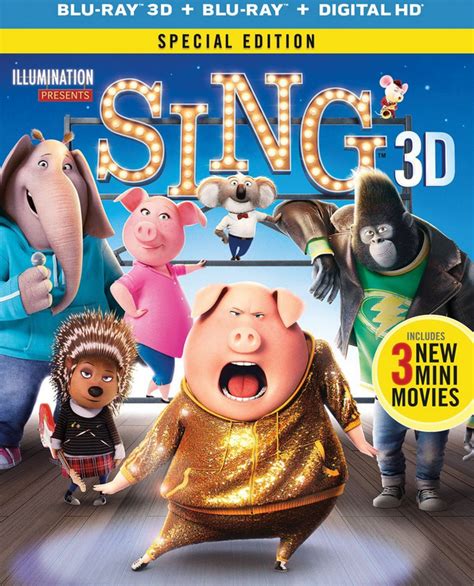 Image - Sing 2016 Blu-Ray DVD Cover.PNG | English Voice Over Wikia ...