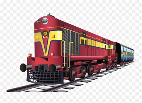 Indian Railway Train Png, Transparent Png - vhv