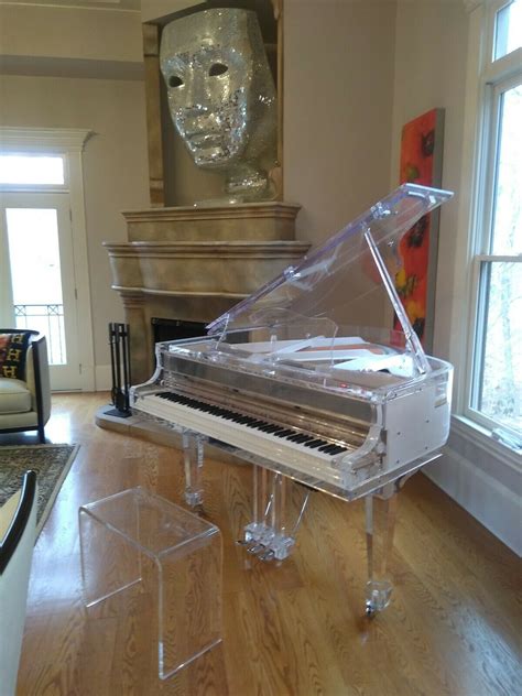 Self Playing Piano for Sale | Handcrafted transparent Crystal Grand Piano