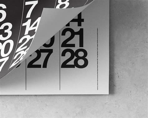 Minimalist Design Wall Calendar - Etsy