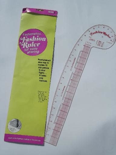 french curve sewing pattern tailoring tool, Fashion ruler w/ instructions