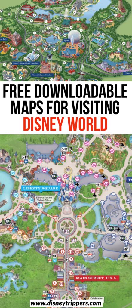 Free Downloadable And Printable Maps For Visiting Disney World | Maps of Disney Parks | M ...