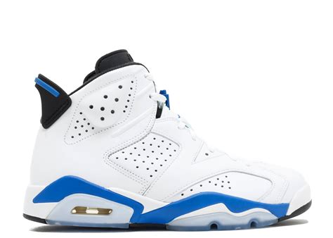 air jordan 6 retro "sport blue" - white/sport blue-black - Air Jordan 6 ...