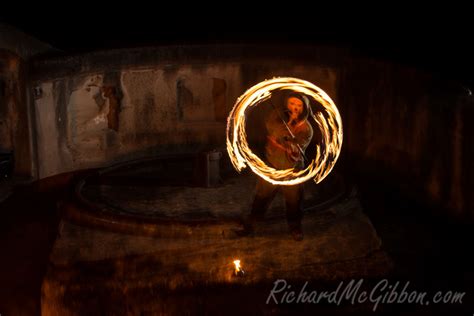 Fire-Spinning - Richard McGibbon Photography